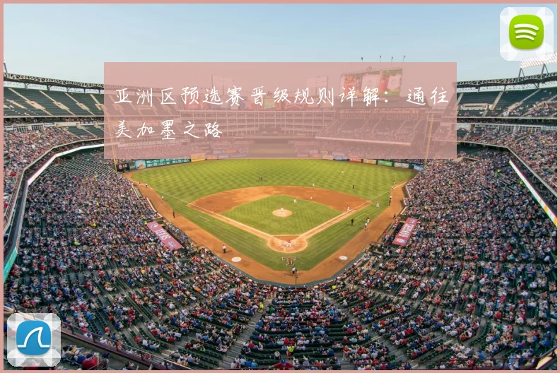 亚洲区预选赛晋级规则详解：通往美加墨之路